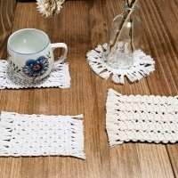 Atelier Macrame - petits dessous de tasses 