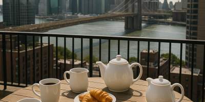 Café de quartiers à Brooklyn (ouvert à tous enfants inclus)
