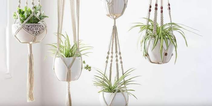 ANY Créatif Suspension en macramé pour plantes ONLINE