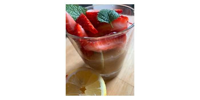 ANY Cook-Verrine Fraises- rhubarbe &#127827; 