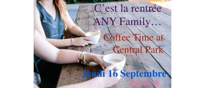 ANY Family Café des parents Kid's friendly