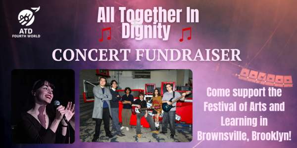 Soutenez ATD Quart Monde USA au concert caritatif All Together in Dignity